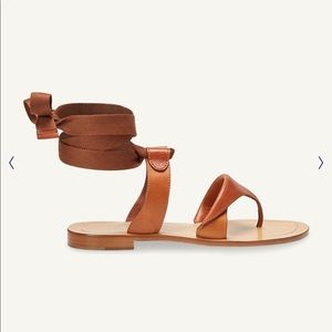 Sarah Flint Grear Sandal in Saddle Vachetta